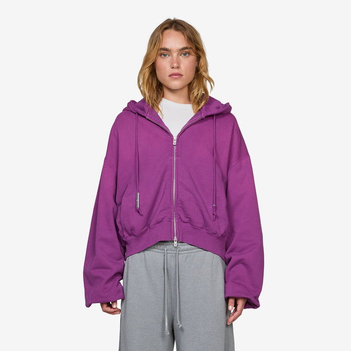 Women's Energy Studio Fleece Hoodie Bold Berry Front