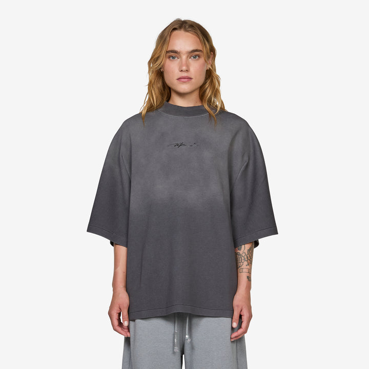 Women's Energy Oversized Short-Sleeve T-Shirt Black Front