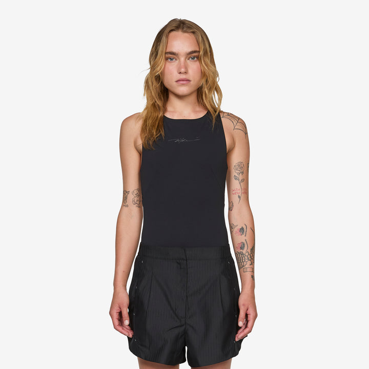 Women's Energy Bodysuit Black Front