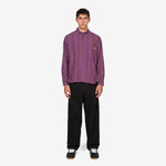 Ben Longsleeve Shirt Purple Stripe