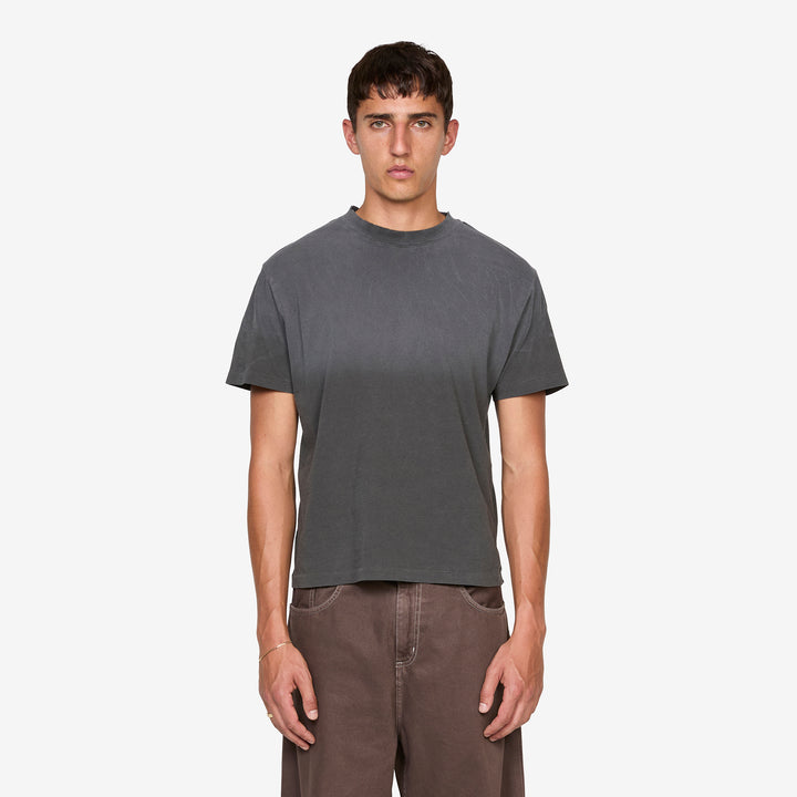 Tide T-Shirt Sun Faded Black Front