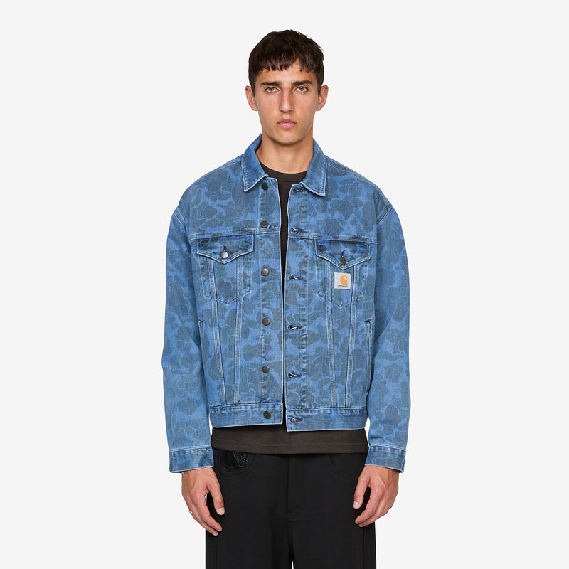 Duck Helston Jacket Camo Duck Blue Jackets