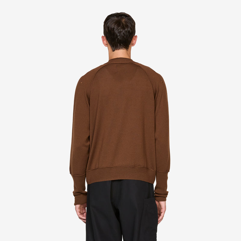 ASICS NOVALIS Oxalidac Knit Cardigan Mole Jumpers