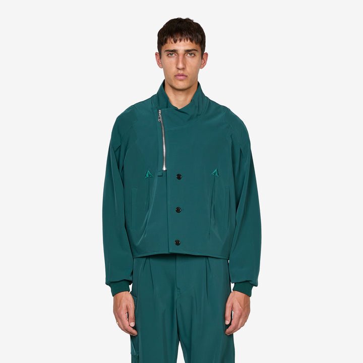 ASICS NOVALIS Satureja Blouson Teal Front