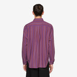 Ben Longsleeve Shirt Purple Stripe