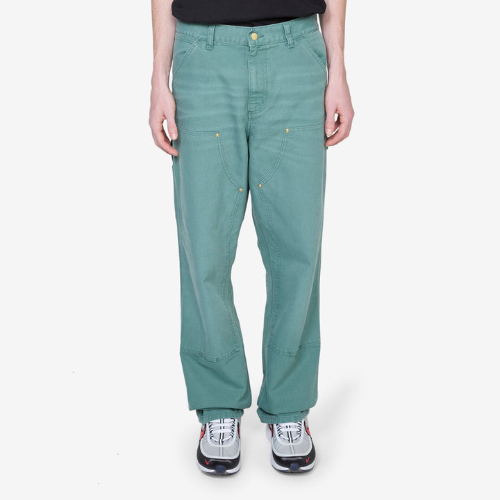 Double Knee Pant Silver Pine Front