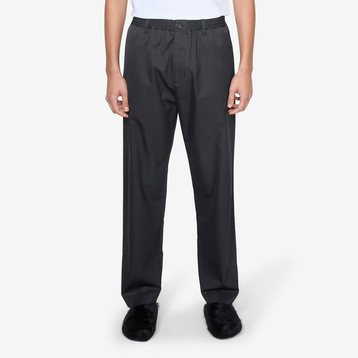 Water-Repellent Trousers Black Front