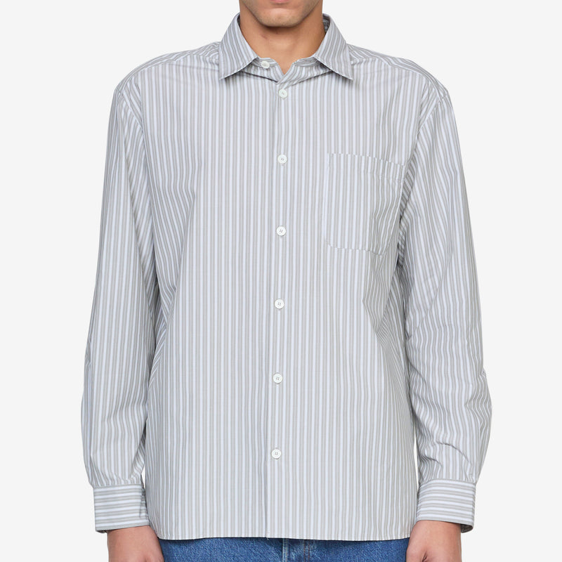 Malo Shirt Gray Green Shirts