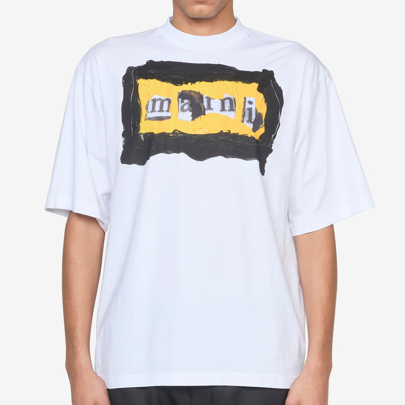 Collage Logo T-Shirt Lily White Tees