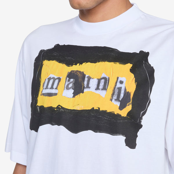 Collage Logo T-Shirt Lily White Tees