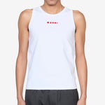 Mohair Embroidered Tank Top Lily White