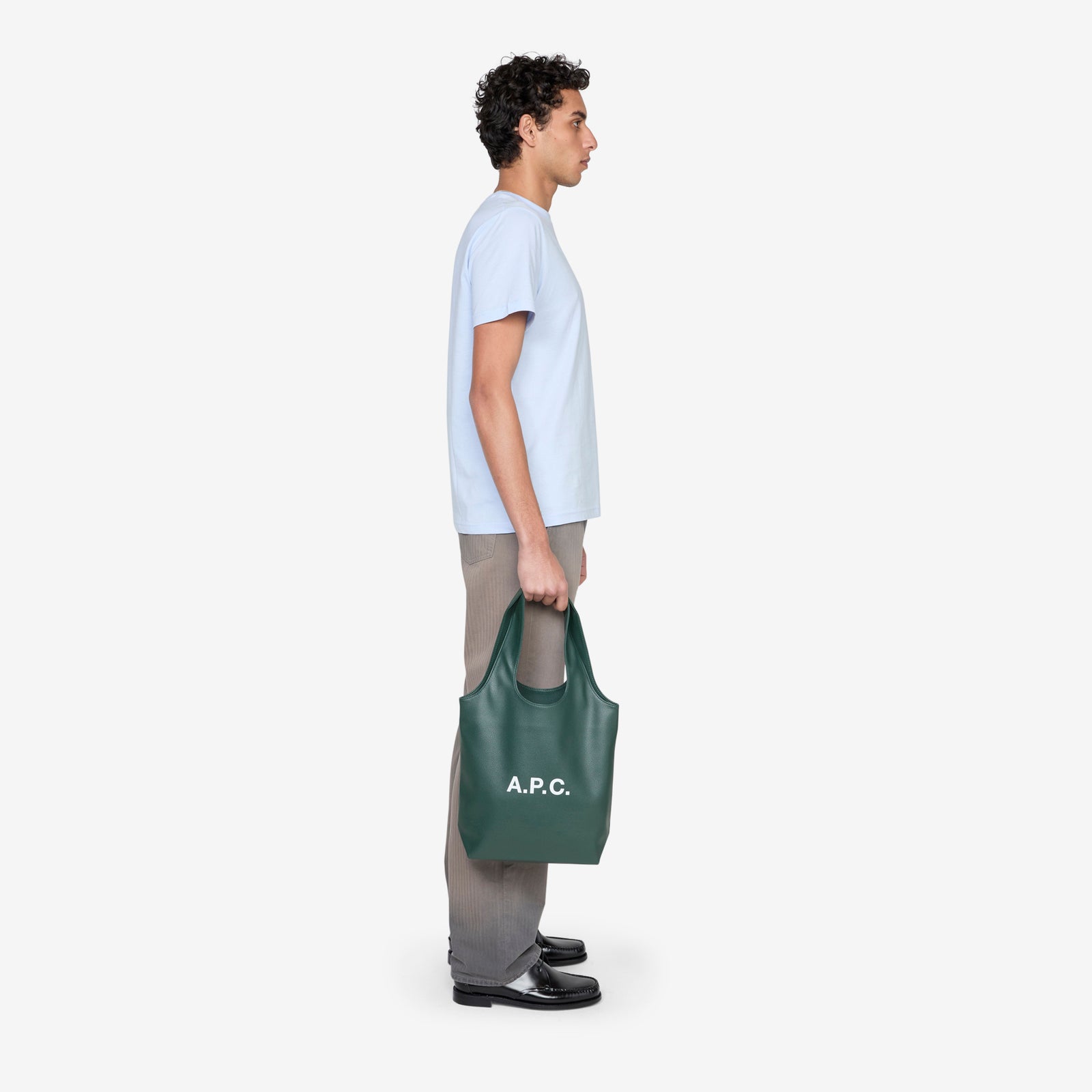 Ninon Tote Small Dark Green – Above The Clouds