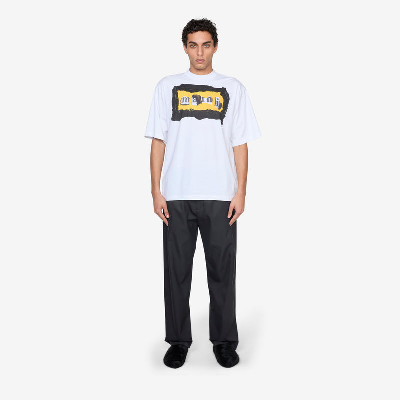 Collage Logo T-Shirt Lily White Tees