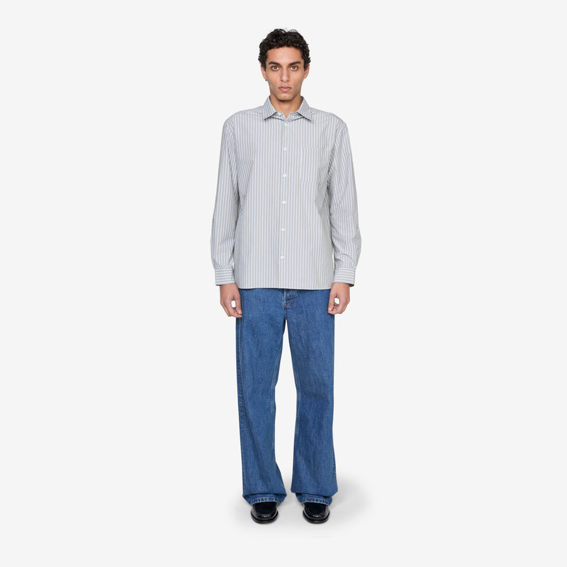 Malo Shirt Gray Green Shirts