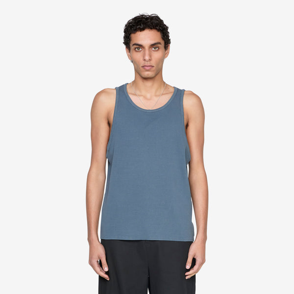 Rib Tank Top Dark Grey Tees