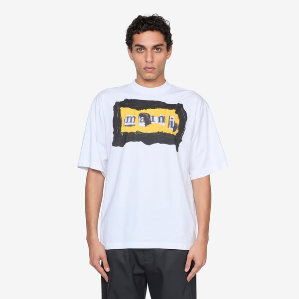 Collage Logo T-Shirt Lily White Tees
