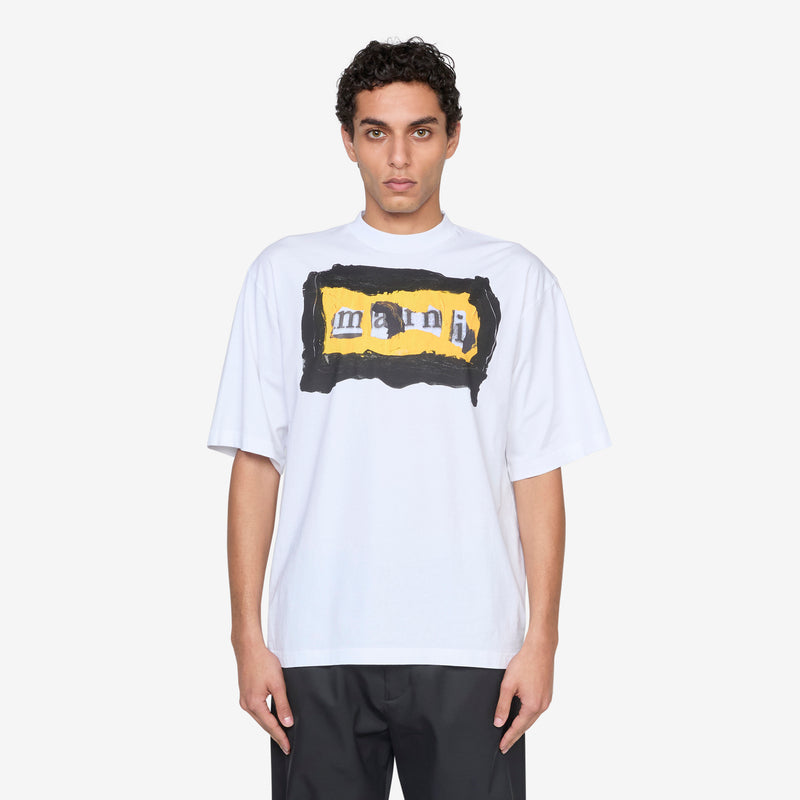 Collage Logo T-Shirt Lily White Tees