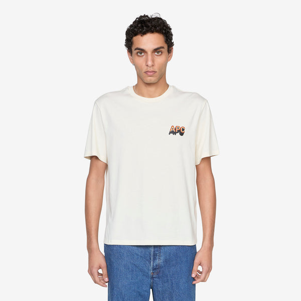 70's H T-Shirt Ecru Tees