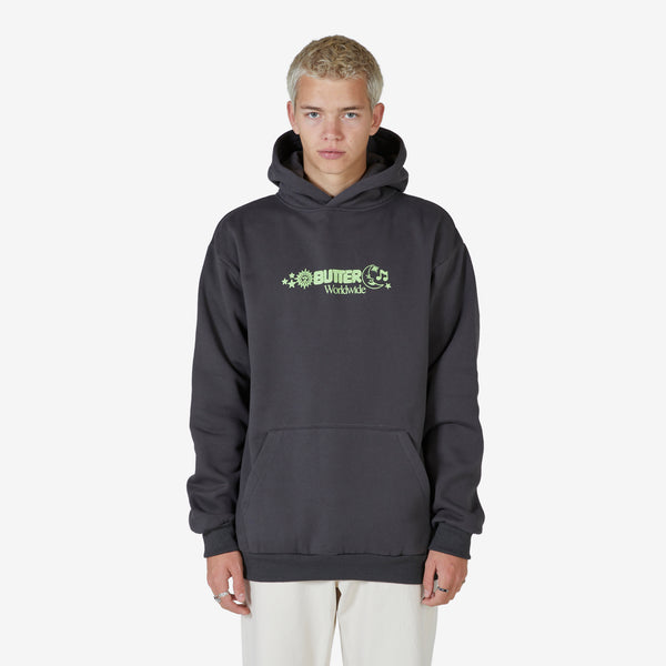 Zodiac Pullover Hood Washed Black