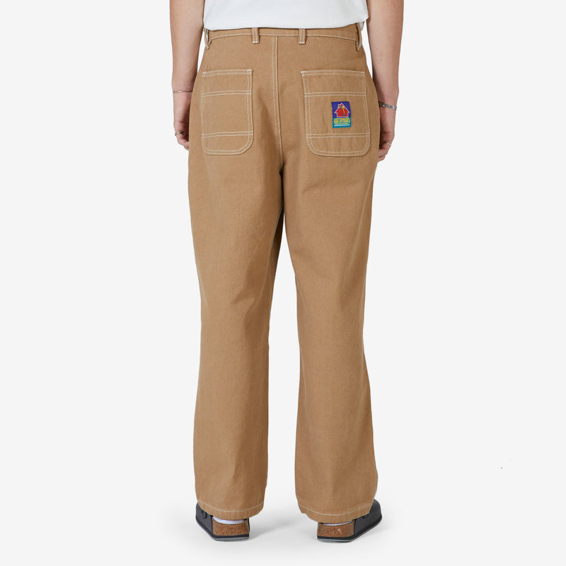 Work Double Knee Pant Washed Brown