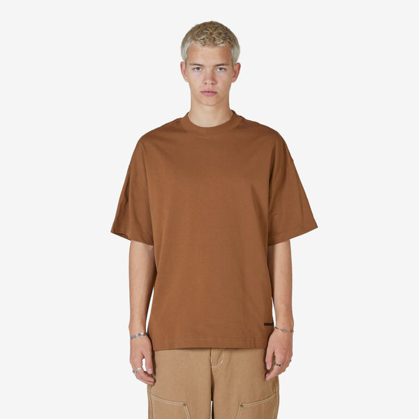 Short Sleeve Link Script T-Shirt Hamilton Brown | Black