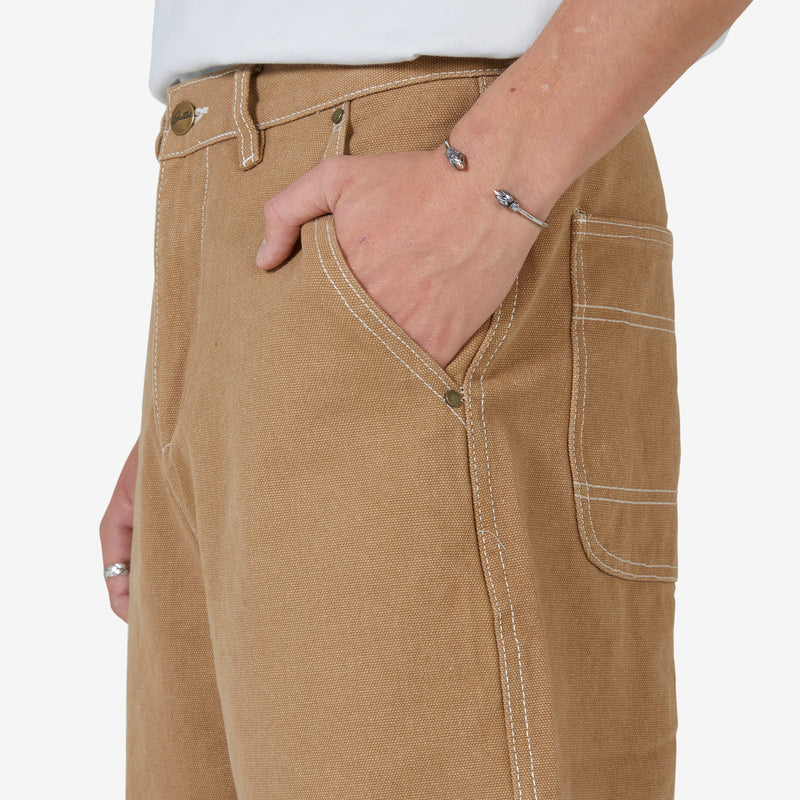 Work Shorts Washed Brown