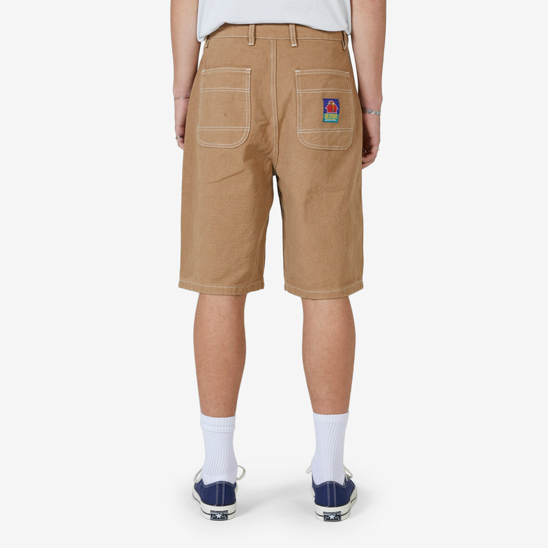 Work Shorts Washed Brown