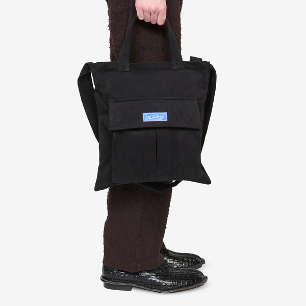 Routine Shoulder Bag Brushed Black Twill Bags