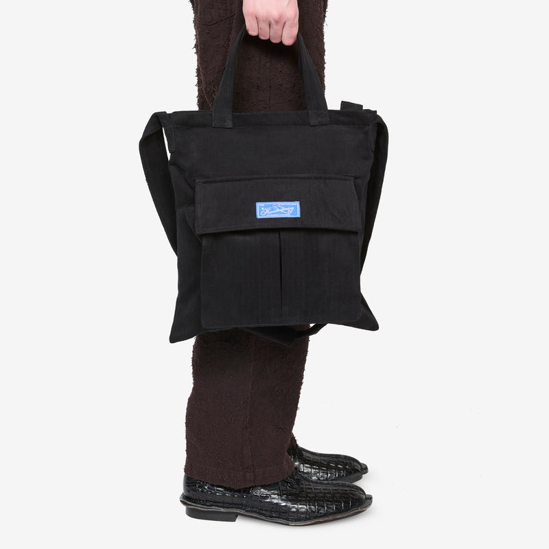 Routine Shoulder Bag Brushed Black Twill Bags