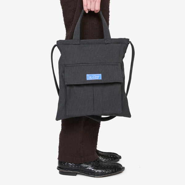 Routine Shoulder Bag Grey Speckle Canvas Bags