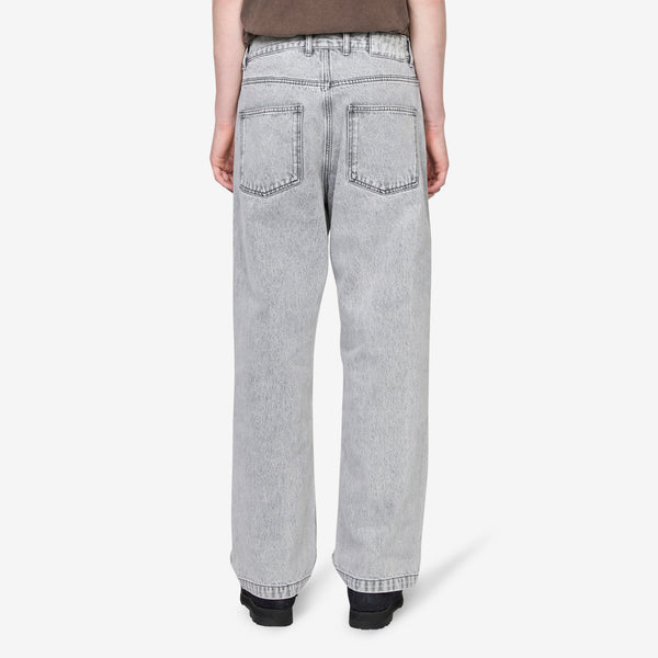 Straight Cut Jeans Acid Wash Pants