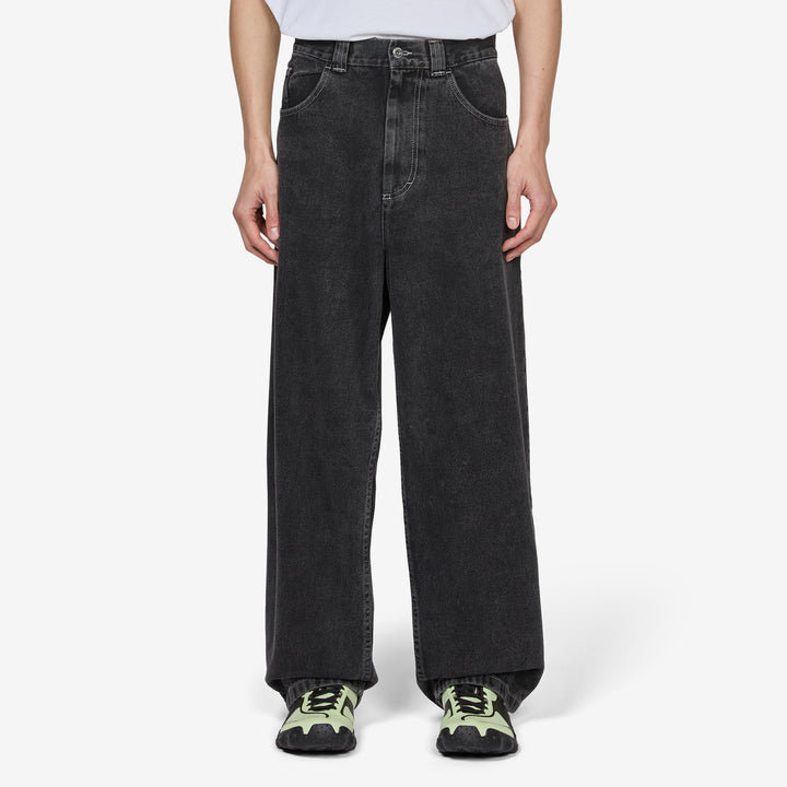 Big Boy Pants Silver Black Front