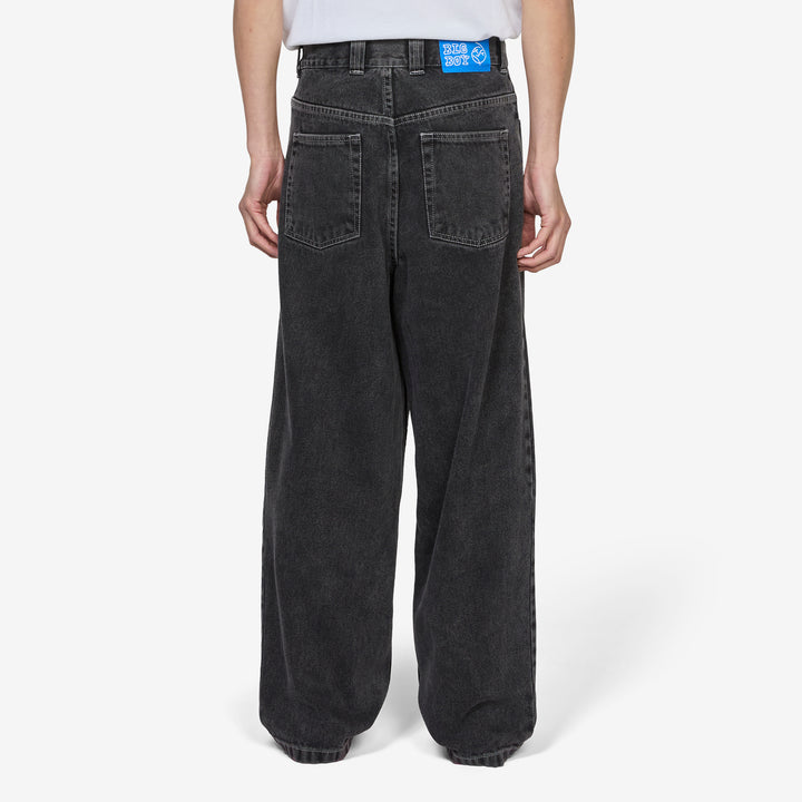Big Boy Pants Silver Black