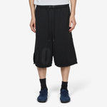 Logo Mesh Shorts Black | Ice Silver