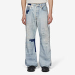 2021 Trompe L'oeil Tape Jeans Light Blue