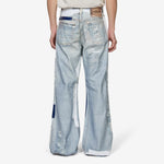 2021 Trompe L'oeil Tape Jeans Light Blue