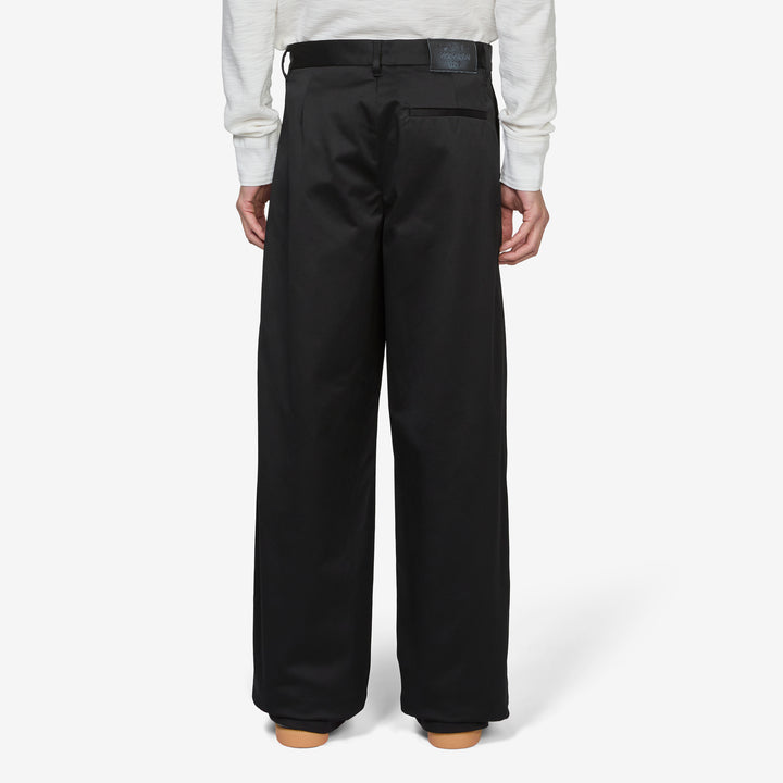 Palass Classic Cotton Satin Trouser Black