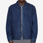 Denim Full Zip Jacket Rinsed Denim