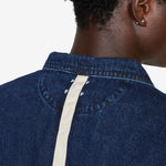 Denim Full Zip Jacket Rinsed Denim