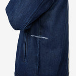 Denim Full Zip Jacket Rinsed Denim