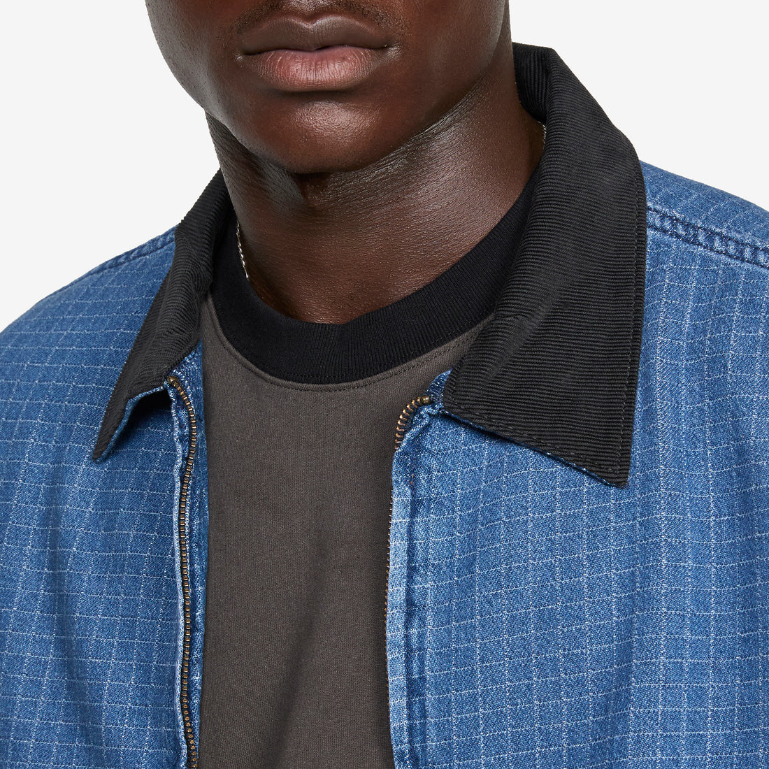 Castro Full Zip Indigo Garage Door Jackets