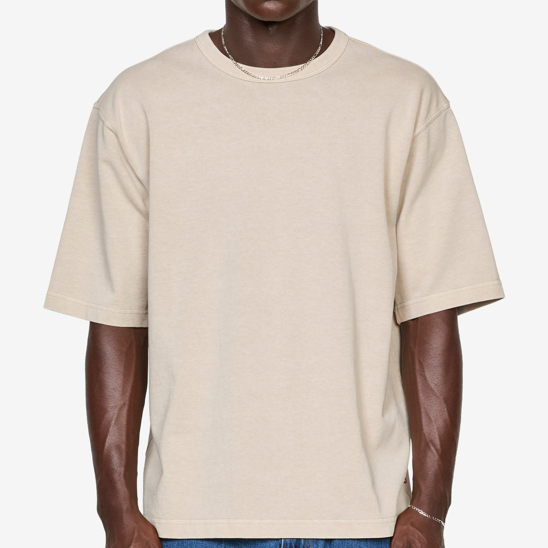 Heavyweight Loose T-Shirt Garment Dye Pumice Stone Tees