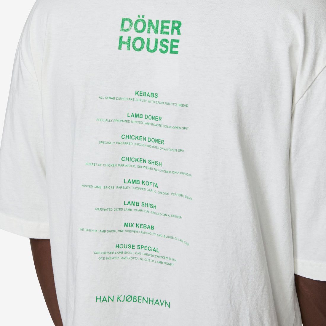 Döner House Oversized T-Shirt Off White Tees
