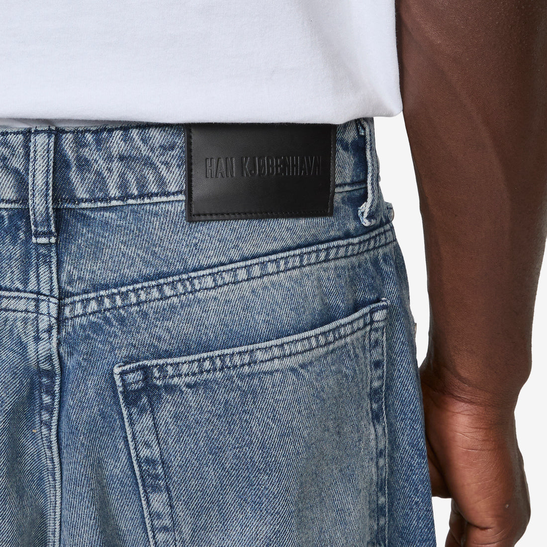 Baggy Denim Jeans Dirty Blue Pants