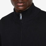 Diamond Knit Cardigan Black