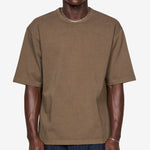 Heavyweight Loose T-Shirt Garment Dye H225 Maitake Brown