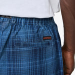 Lagoon Short Denim Plaid Indigo Checkered Plaid