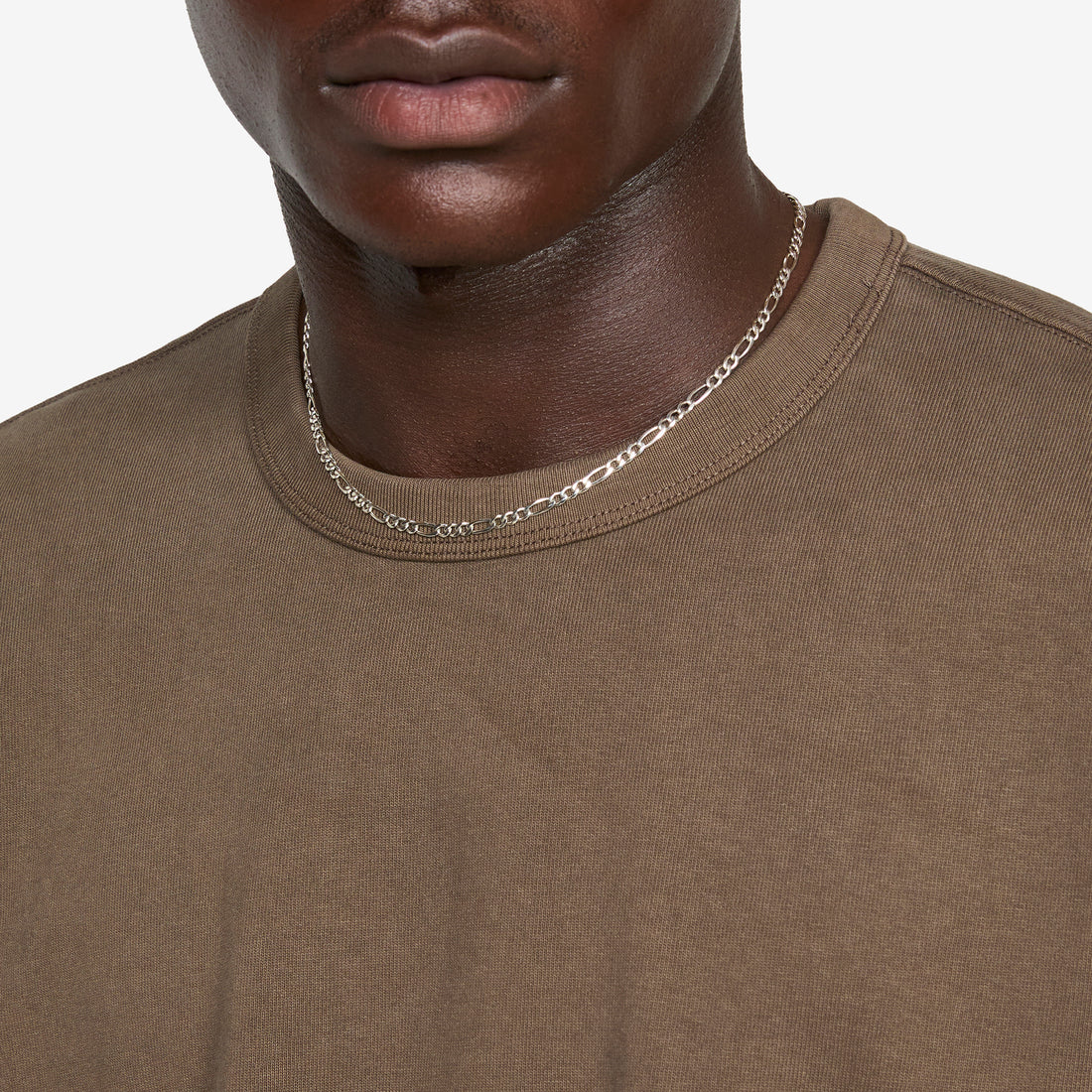 Heavyweight Loose T-Shirt Garment Dye H225 Maitake Brown Tees