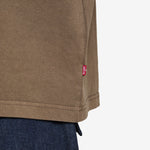 Heavyweight Loose T-Shirt Garment Dye H225 Maitake Brown