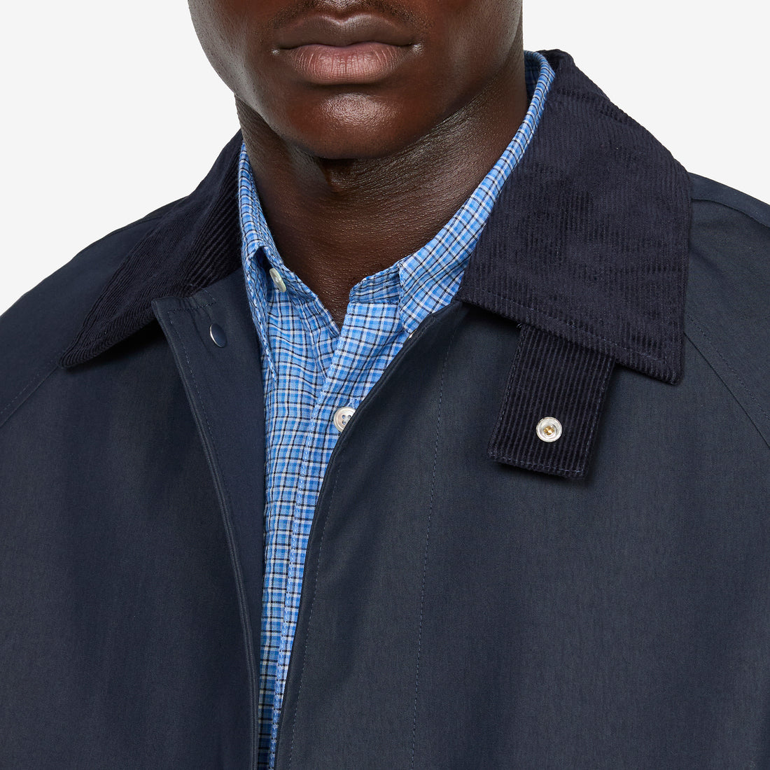 Short Raglan Coat Navy Jackets